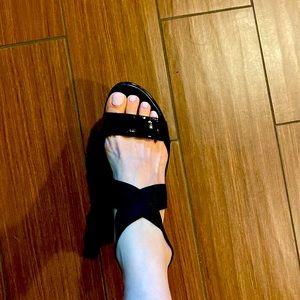 INC 4 inch heels. Cross cross around ankle.